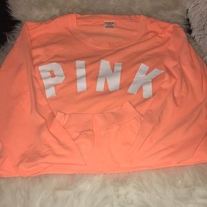 Peachy orange  crop top